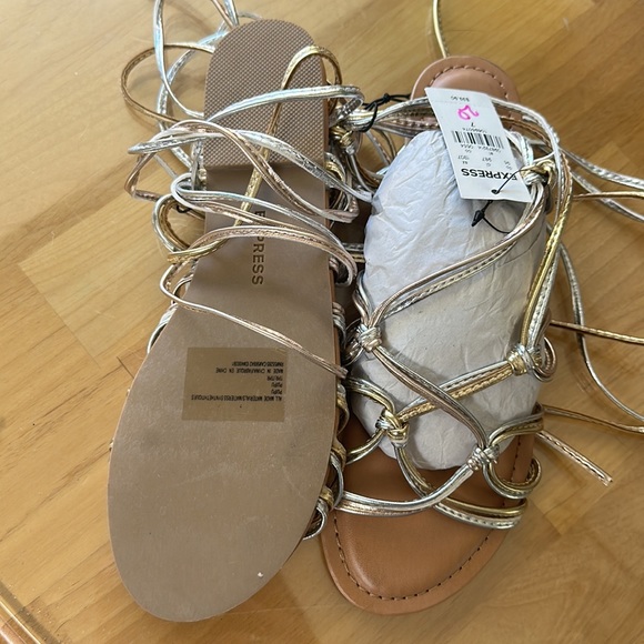 NWT Express gladiator style sandals - Picture 2 of 2